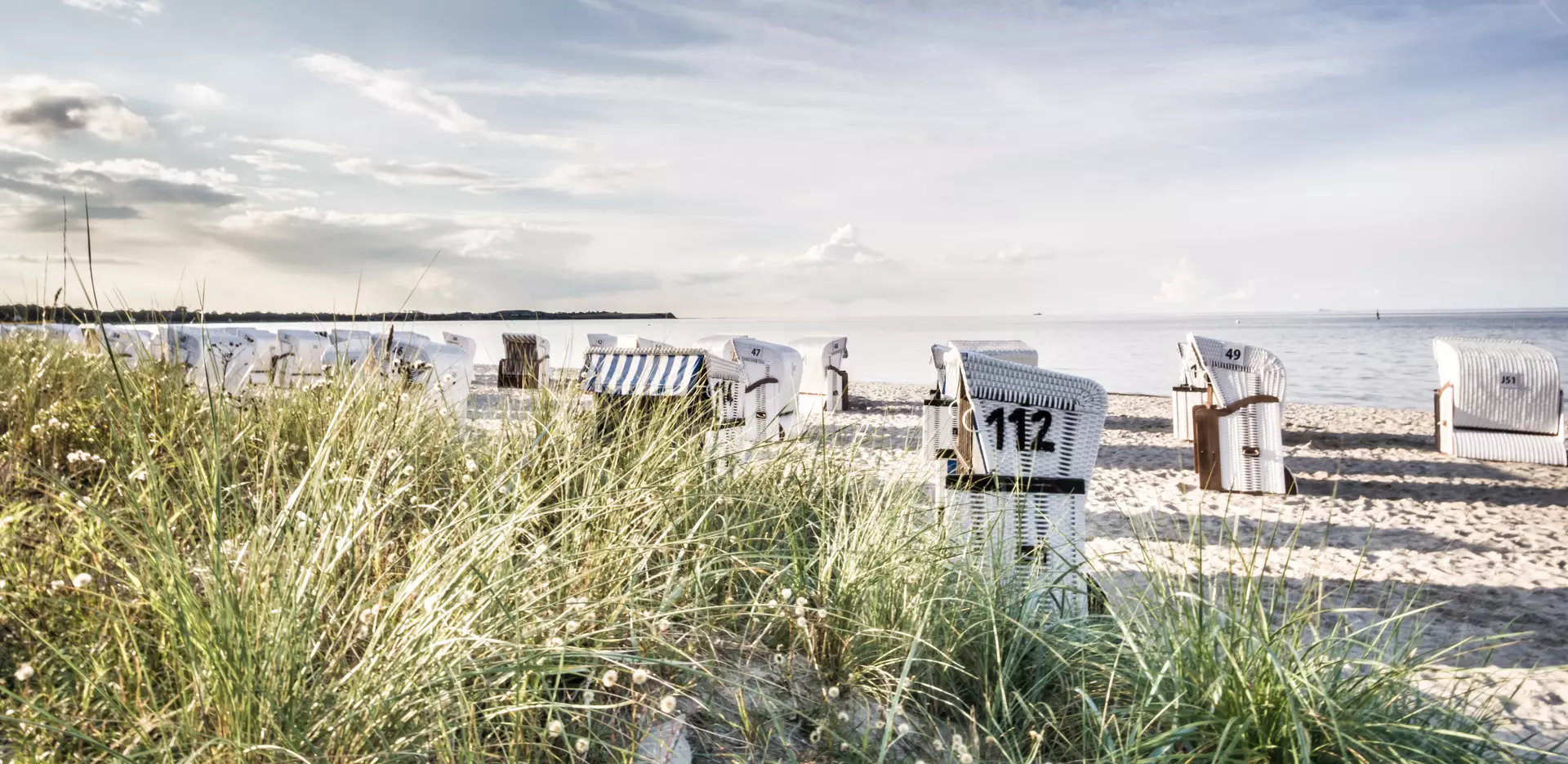 Strandkörbe am Strand von Boltenhagen