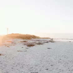 Weiter Ostseestrand mit Dünen in Großenbrode